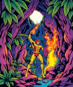 Flame Avenger Paint Numbers