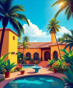Hacienda Sunlight Paint Numbers