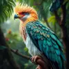 Tropical Harpy Eagle paint by numbers