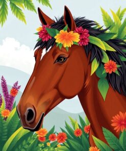 Equine Portrait Paint Numbers