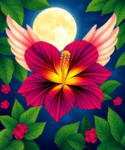 Moonlit Wings Paint Numbers