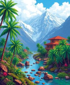 Oasis Mystery Paint Numbers