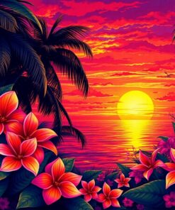 Evening Flora Paint Numbers