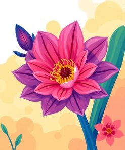 Desert Bloom Paint Numbers