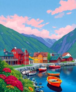 Fjord Journey Paint Numbers
