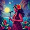 Tropical Hula Night Sounds Paint By Numbers