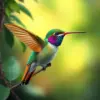 Tropical Hummingbird Paint by Numbers