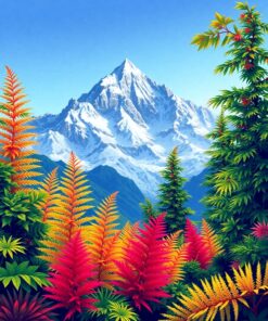 Peak Ferns Paint Numbers