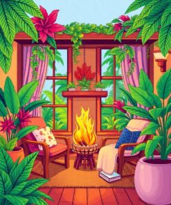 Reading Nook Paint Numbers