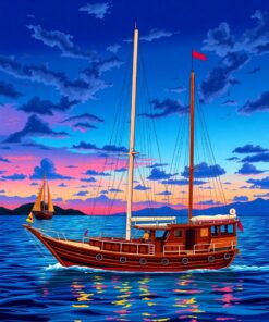 Evening Voyage Paint Numbers