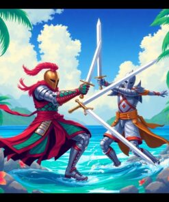 Sword Duel Paint Numbers