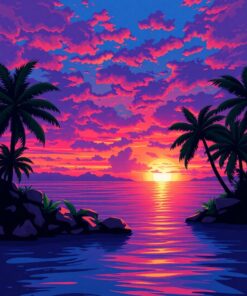 Twilight Glow Paint Numbers