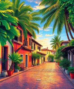 Village Morning Paint Numbers