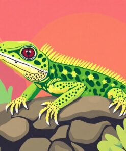 Tree Reptile Paint Numbers