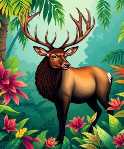 Monarch Elk Paint Numbers