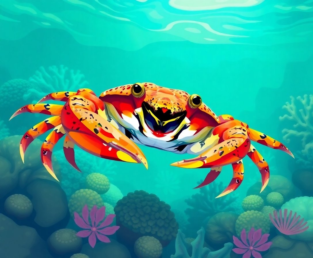 tropical-lagoon-crab-encounter-paint-by-numbers-kit