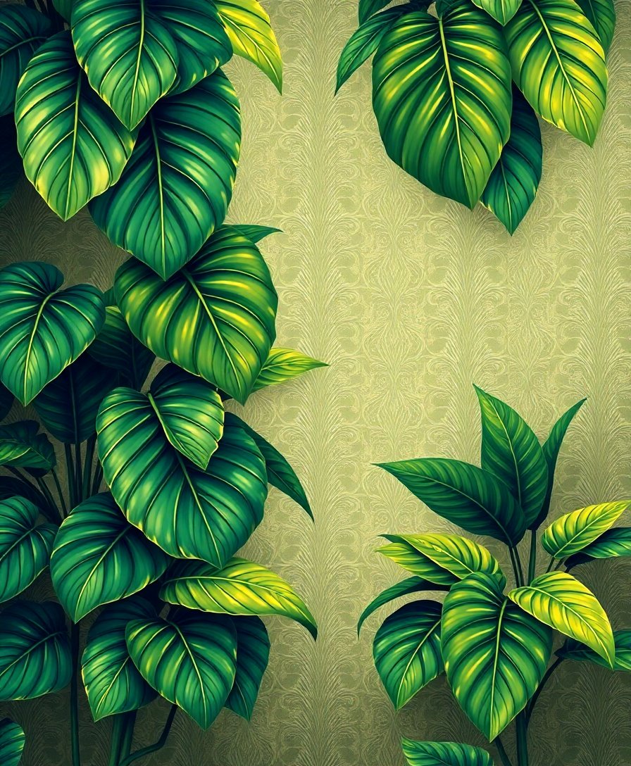 Leaves Damask Paint Numbers Leaves Damask Paint Numbers