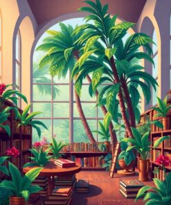 Library Soundscape Paint Numbers