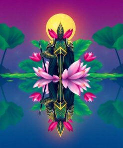 Knight Reflection Paint Numbers