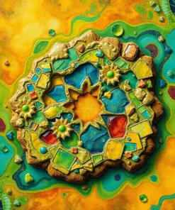 Tropical Low Tide Relic Paint By Numbers