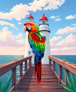 Lighthouse Deck Paint Numbers