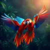 Tropical Macaws Taking Flight Paint By Numbers