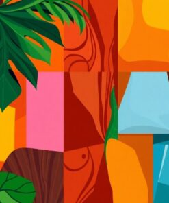 Retro Cubism Paint Numbers