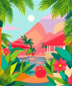 Tai Oasis Paint Numbers