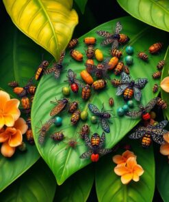 Leaf Colony Paint Numbers