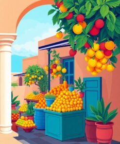 Citrus Stand Paint Numbers