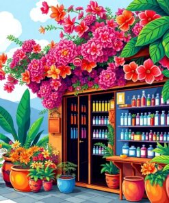Tropical Medina Fragrance Shop Paint By Numbers