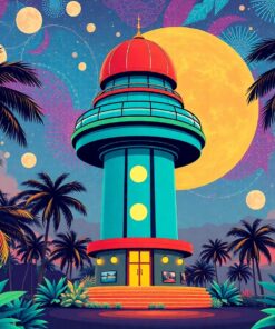 Astronomy Tower Paint Numbers