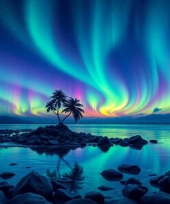 Aurora Tides Paint Numbers