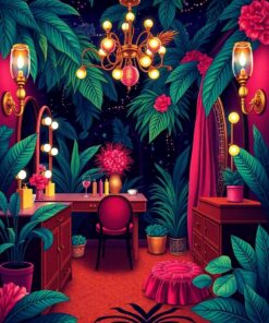 Dressing Room Paint Numbers