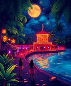 Festival Glow Paint Numbers