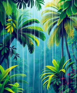 Mist Rain Paint Numbers