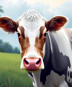 Dairy Cow Paint Numbers