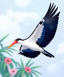 Frigatebird Flight Paint Numbers