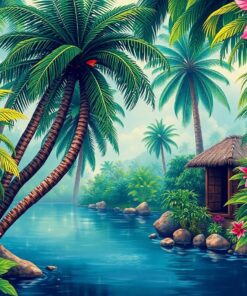 Monsoon Realism Paint Numbers