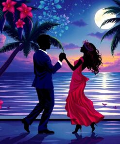 Moonlight Dance Paint Numbers