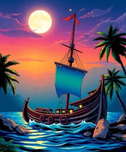 Ghost Ship Paint Numbers