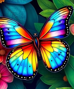 Tropical Morpho Microscope Study Paint By Numbers