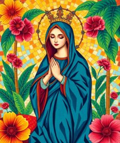 Mosaic Madonna Paint Numbers