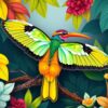 Tropical Mossy Log Birdwing Paint By Numbers