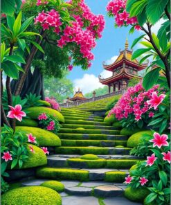 Step Blossoms Paint Numbers