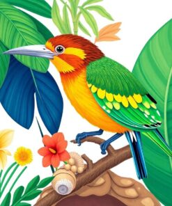 Tropical Naturalist Desk Specimen Paint By Numbers