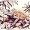 Reptile Sketch Paint Numbers