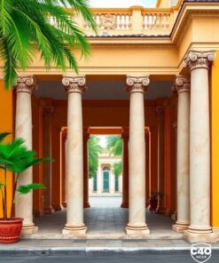 Stone Pillars Paint Numbers