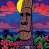 Moai Statue Paint Numbers