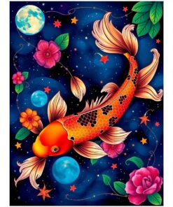 Zodiac Koi Paint Numbers